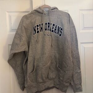 Gray New Orleans Hoodie